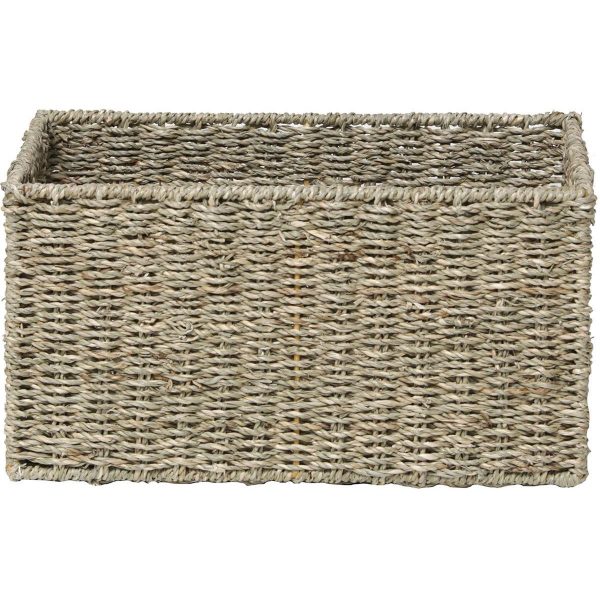 PANIER RECTANGULAIRE GM MATIERE VEGETALE 40X30X2