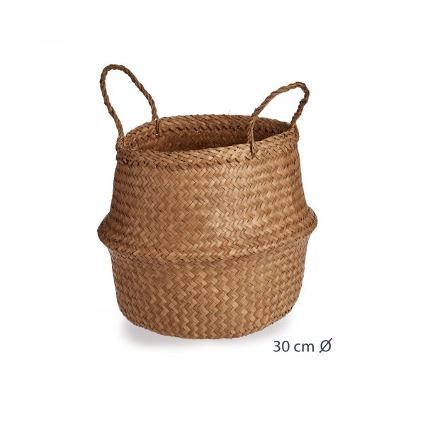 PANIER RECTANGULAIRE MM MATIERE VEGETALE 35X25X1