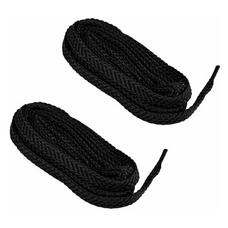 1 PAIRE DE LACETS PLATS 150CM NOIR